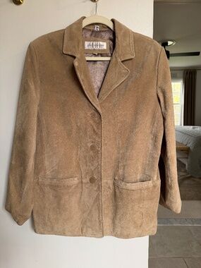 Vintage suede jacket blazer